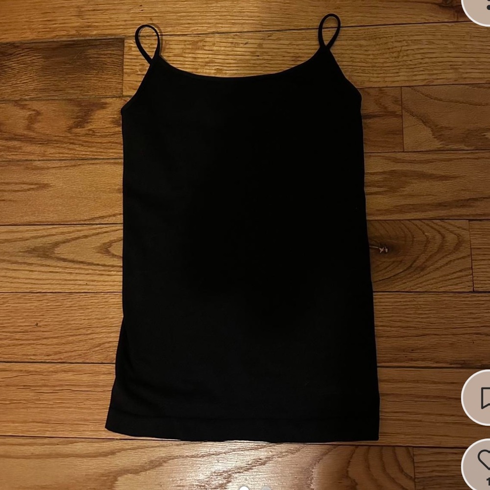 Black tight camisole